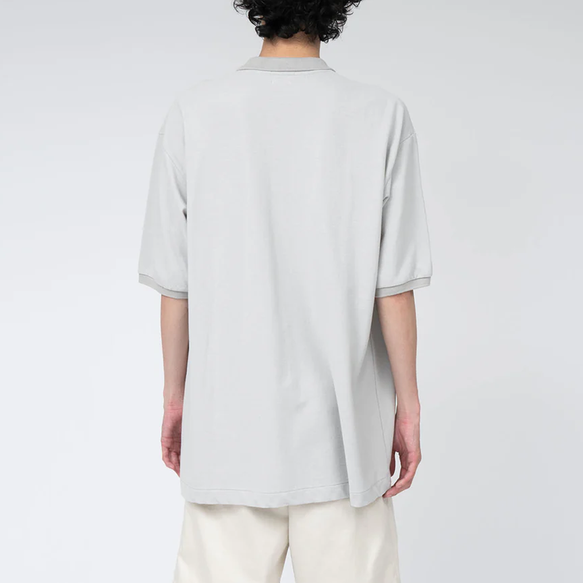 Nanamica Short Sleeve Polo Shirt Light Beige S25SG113U