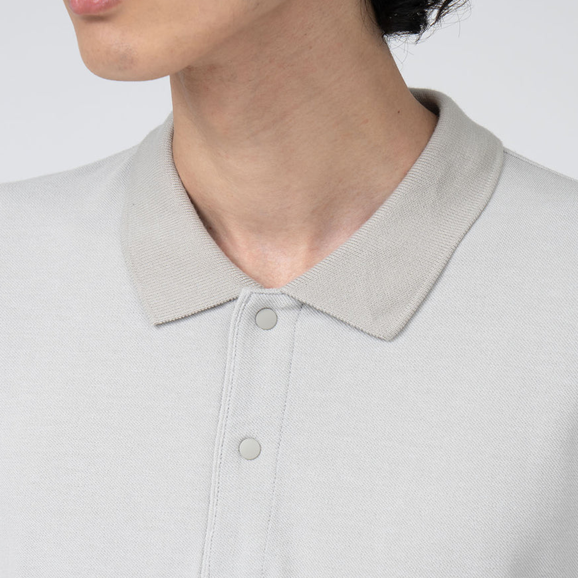 Nanamica Short Sleeve Polo Shirt Light Beige S25SG113U