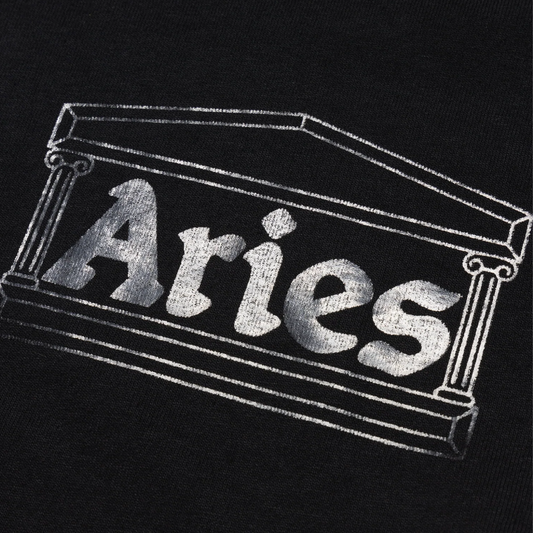Aries Temple Short Sleeve Tee Black AR600003
