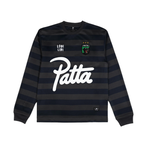 Patta Striped Longsleeve Football Jersey Forged Iron