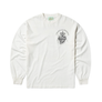 Aries Faded Aries Ex Amino Long Sleeve Tee Off White AR6002403