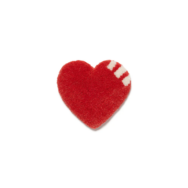 Human Made Heart Rug Coaster Red HM29GD082R