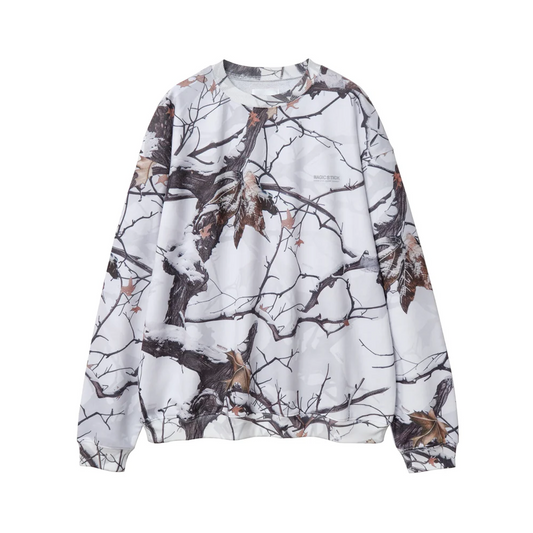 Magic Stick White Snow Camo Crew 25SS-MS1-006