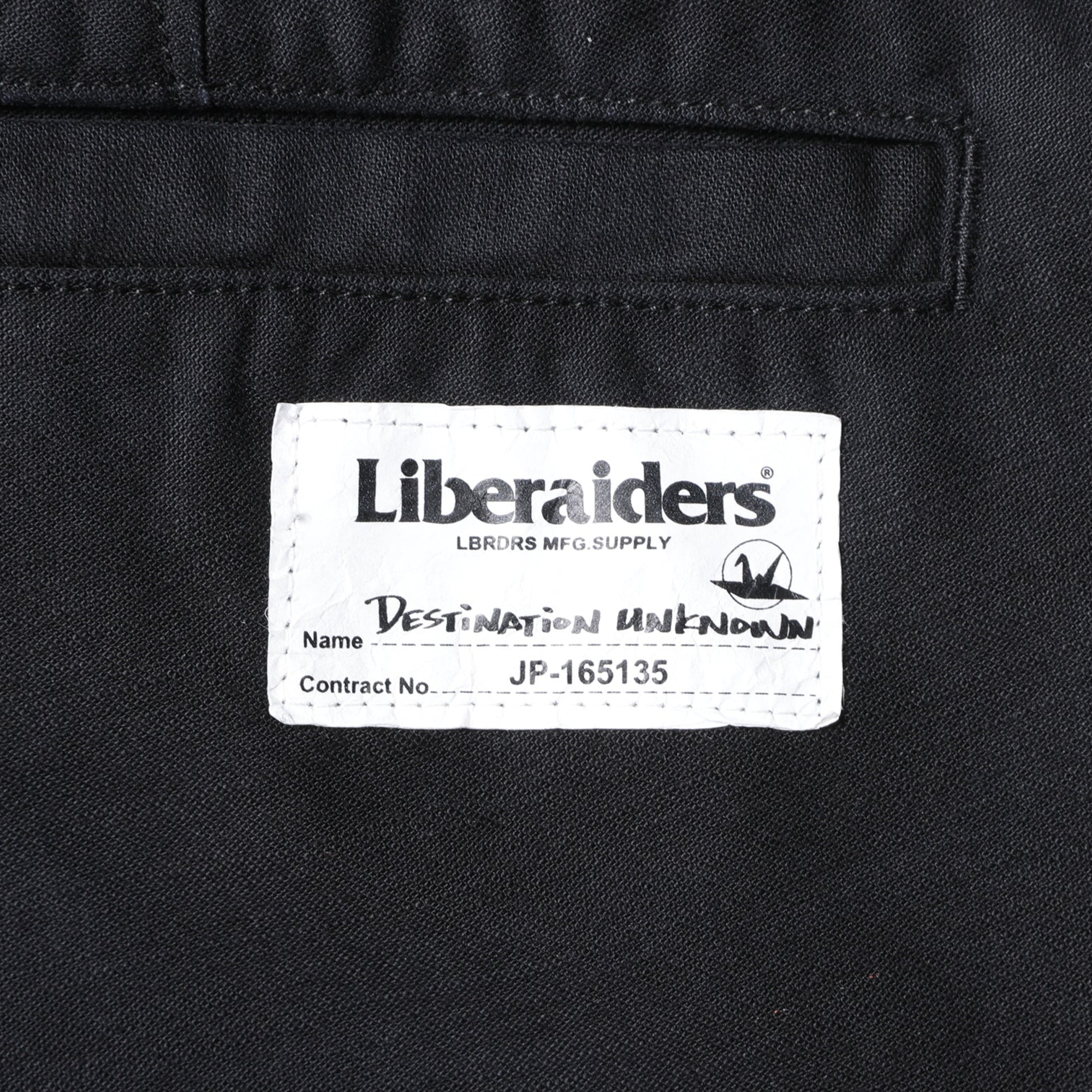 Liberaiders 6-Pocket Army Baggy Pants Black