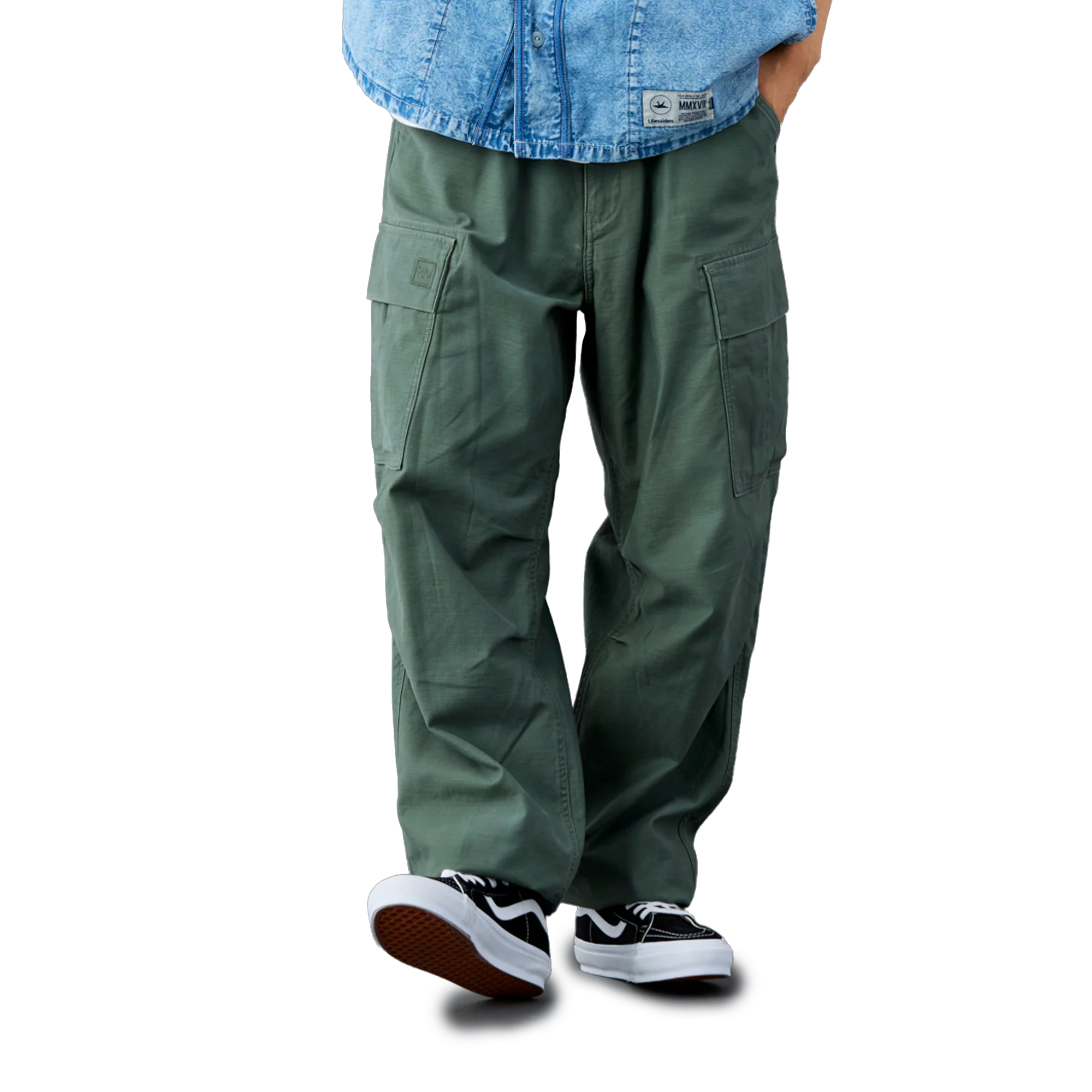Liberaiders 6-Pocket Army Baggy Pants Olive
