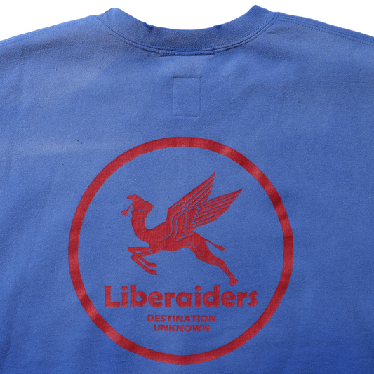 Liberaiders Circle Logo Crewneck Blue