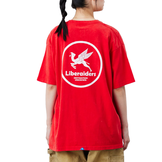 Liberaiders Circle Logo T-Shirt Red