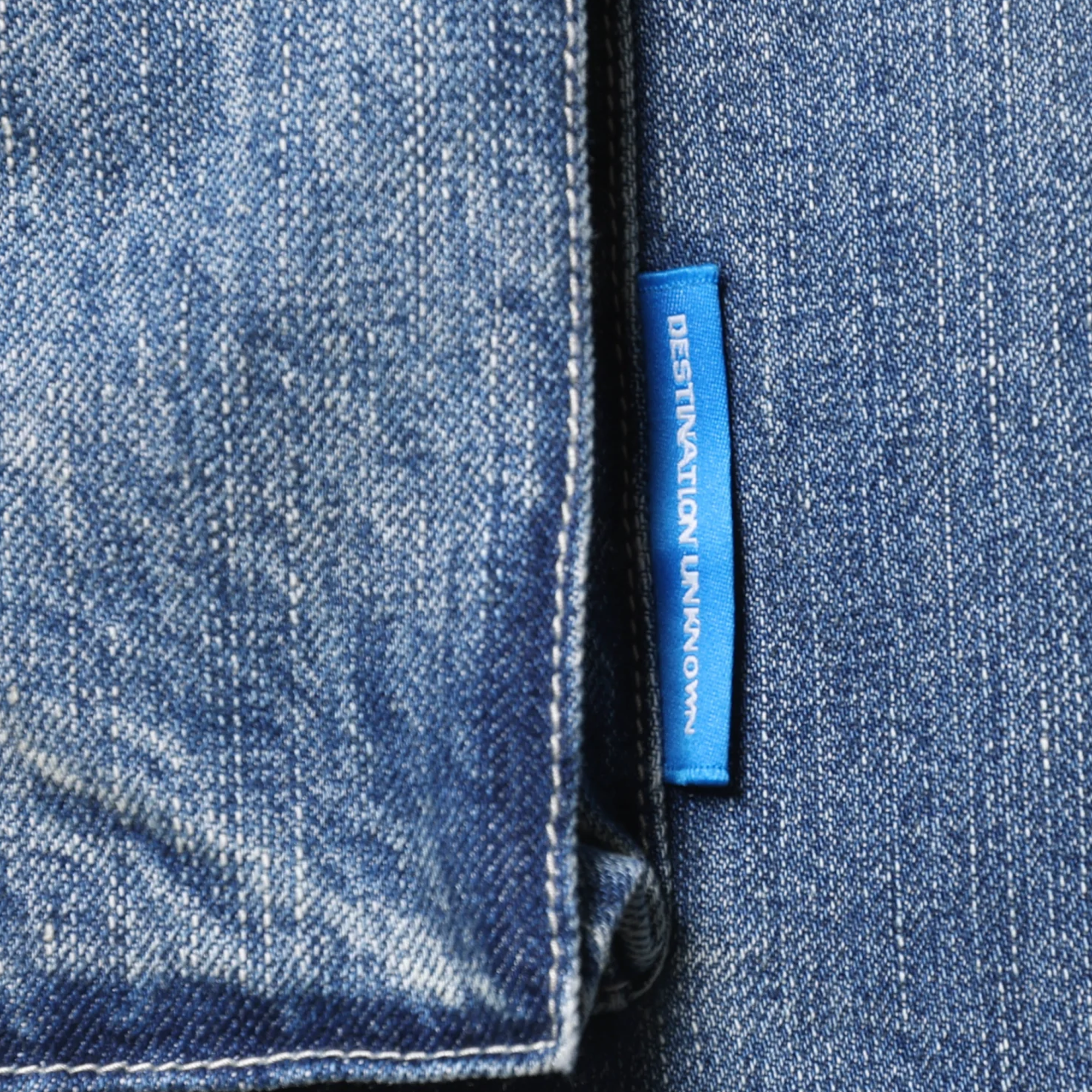 Liberaiders Denim Cargo Pants Blue