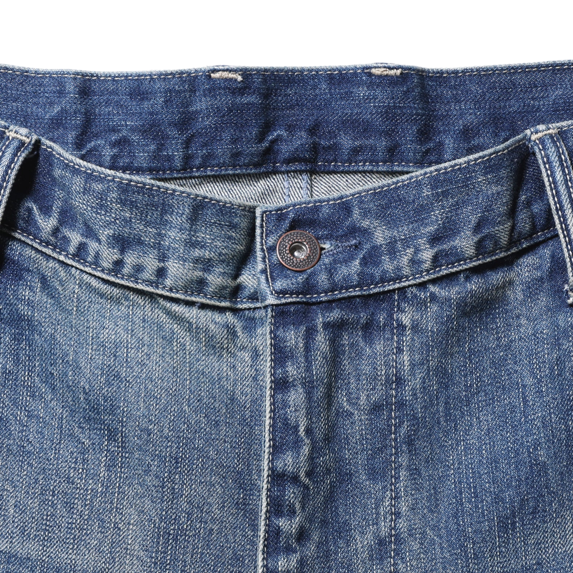 Liberaiders Denim Cargo Pants Blue