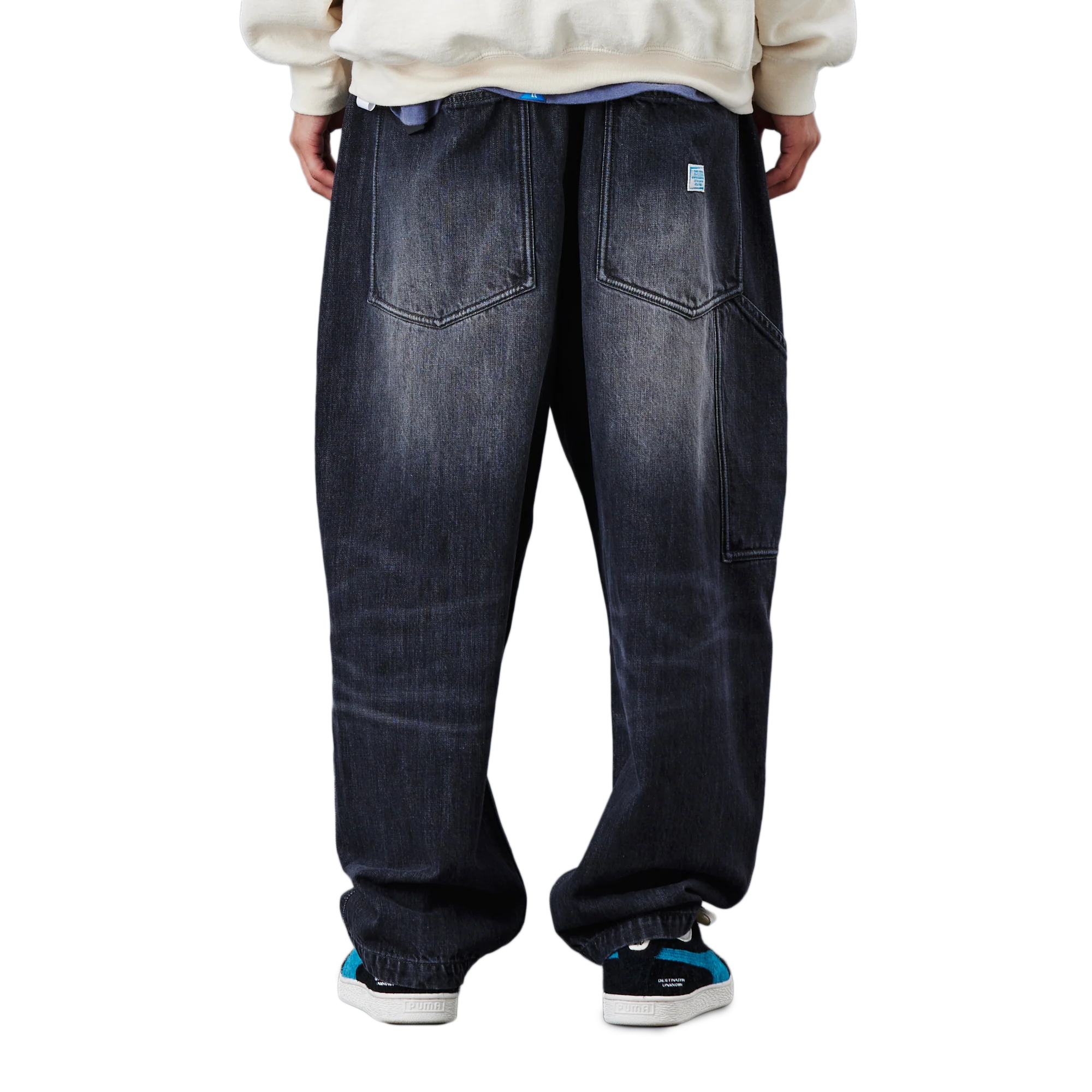 Liberaiders Denim Sarrouel Pants Black