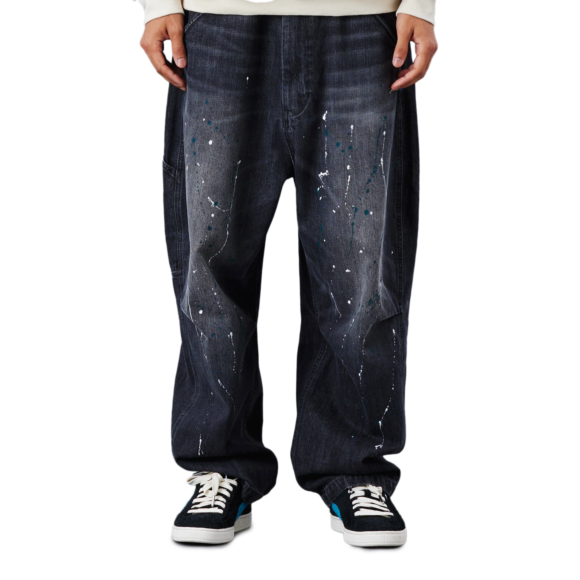 Liberaiders Denim Sarrouel Pants Black