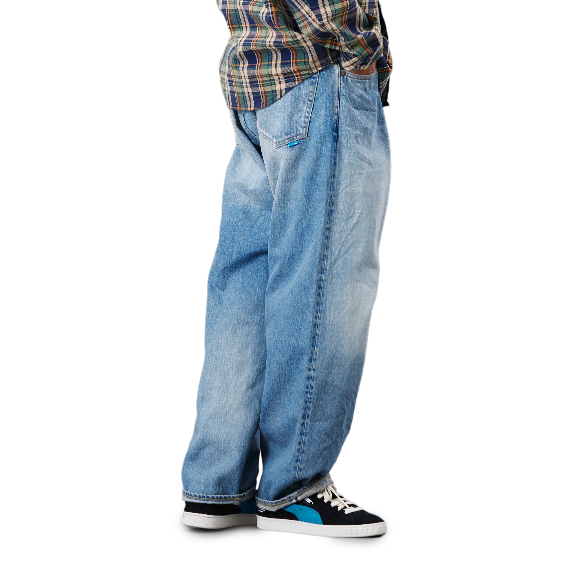 Liberaiders LR Loose Fit Denim Pants Hw Blue