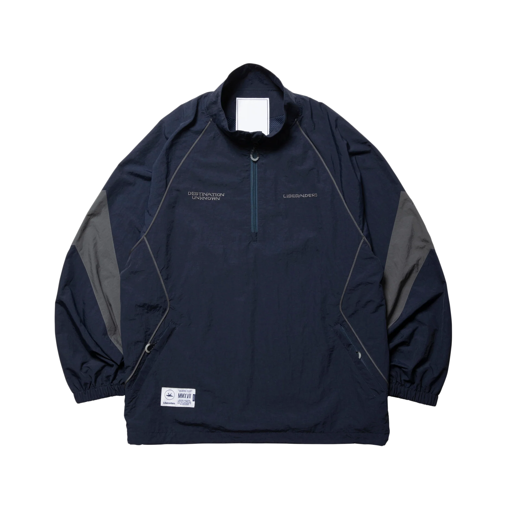 Liberaiders Nylon Half Zip Navy