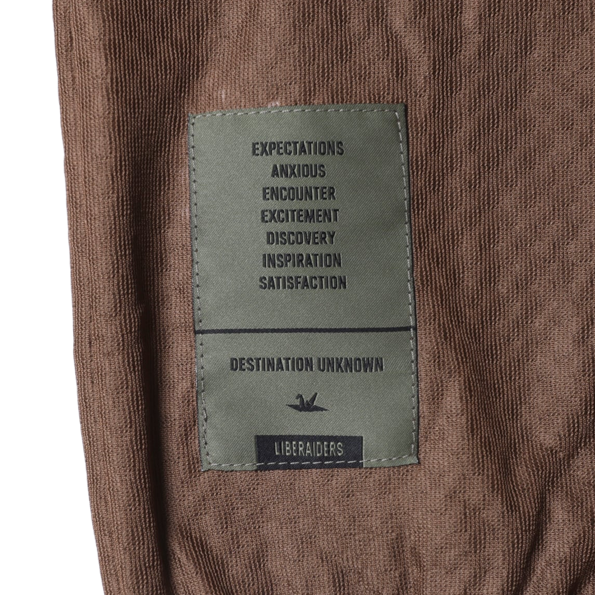 Liberaiders Octa Zip-Up Jacket Brown