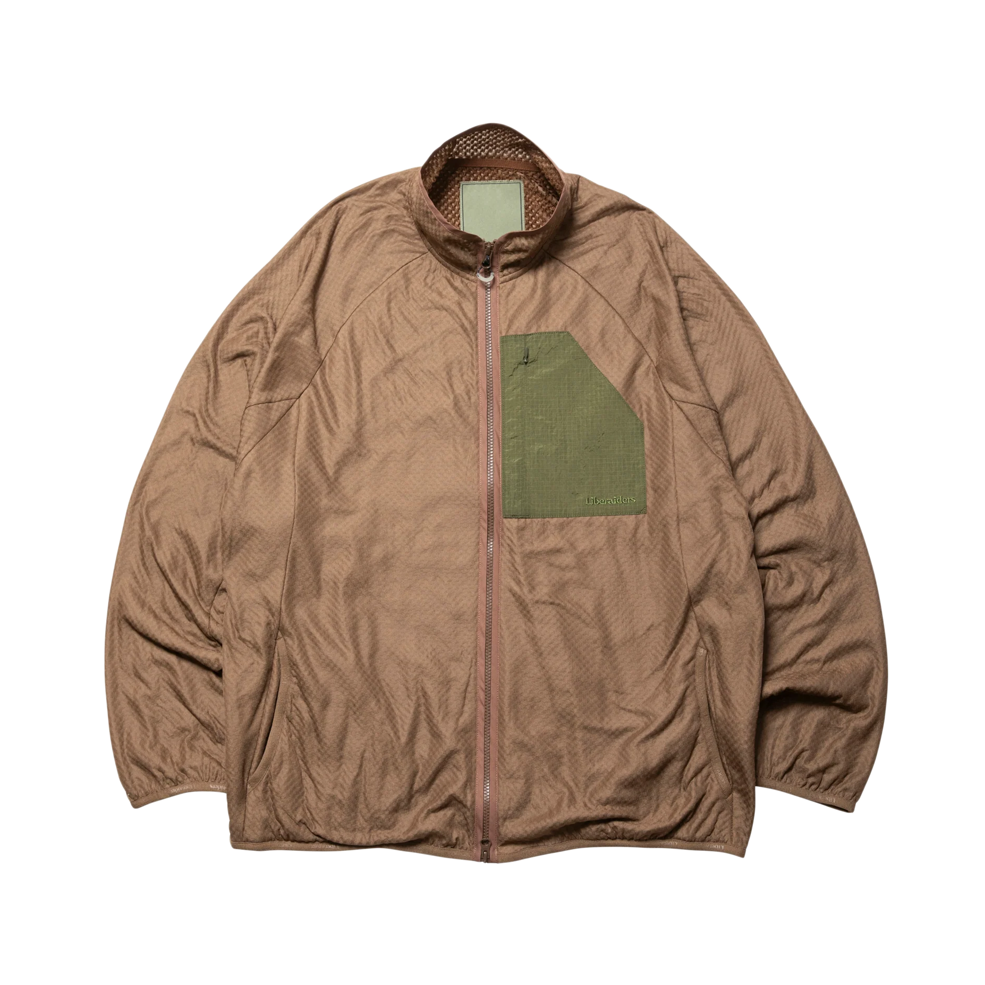 Liberaiders Octa Zip-Up Jacket Brown