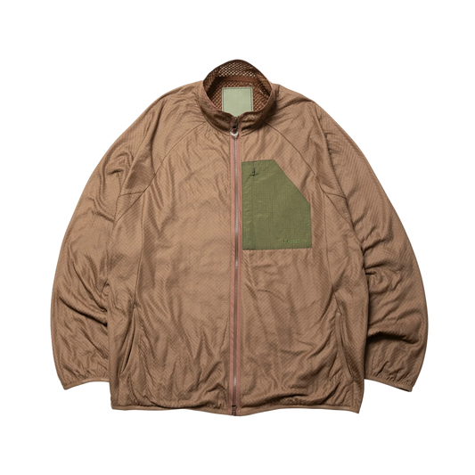 Liberaiders Octa Zip-Up Jacket Brown