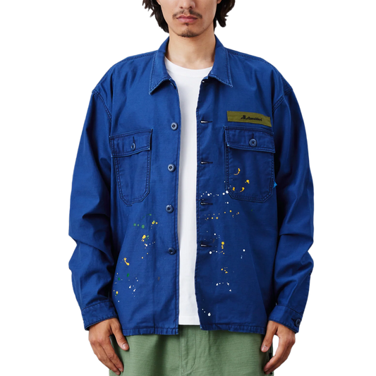 Liberaiders Paint Splatter BDU Shirt Navy
