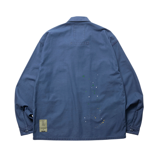 Liberaiders Paint Splatter BDU Shirt Navy