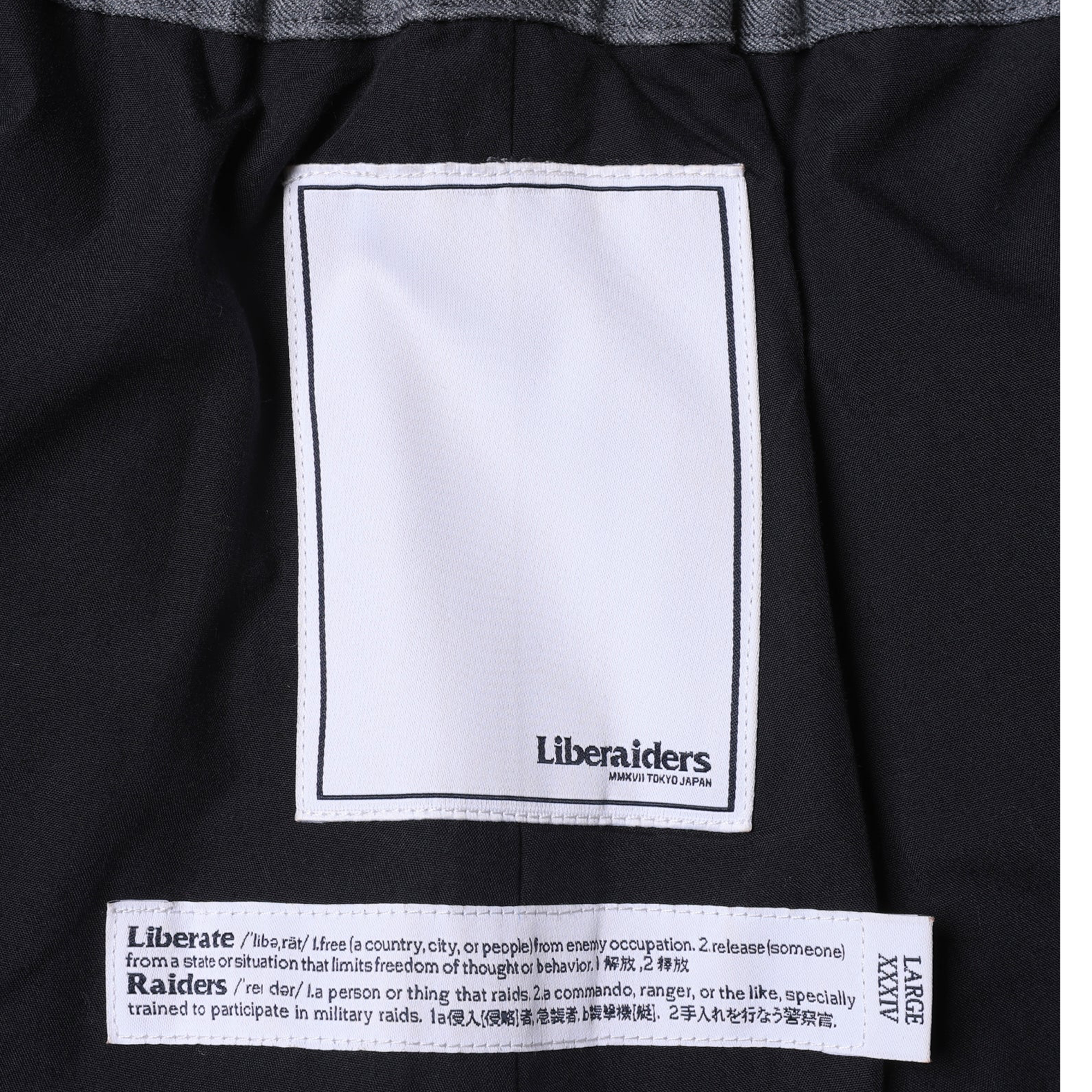 Liberaiders T/R Tapered Slacks Gray