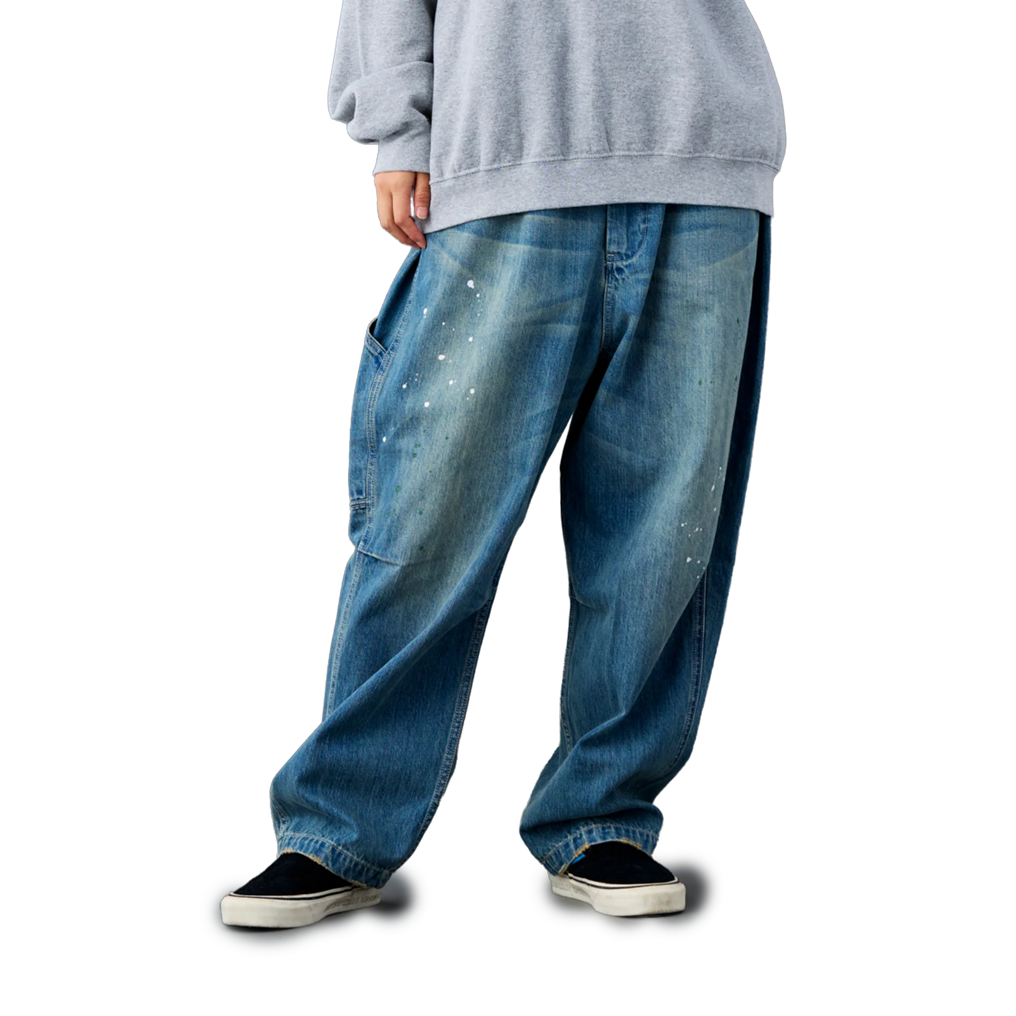 Liberaiders Denim Sarrouel Pants Blue