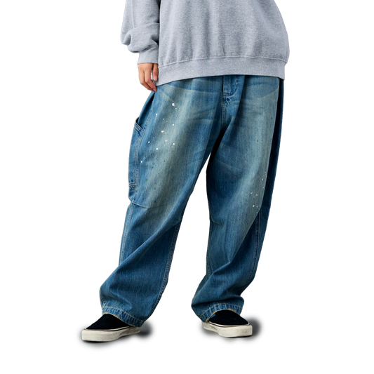 Liberaiders Denim Sarrouel Pants Blue