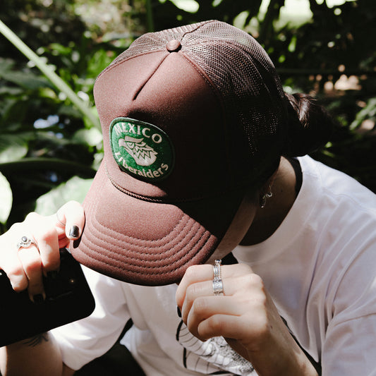 Liberaiders Eagle Logo Trucker Cap Brown