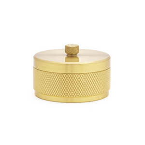 Mister Green Lidded Ashtray Heavy Brass