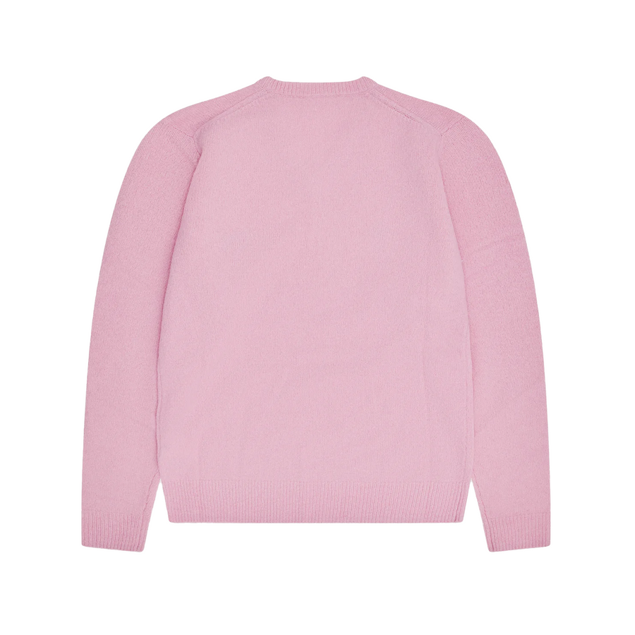 Fila+ Linear Crest V Neck Sweater Dusty Parfait Pink