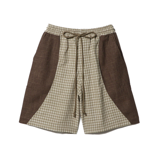 Song For The Mute Elasticated Shorts Beige 251_MST050_GNGMBGE