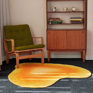 Say Touche Liquified Gradient Rug Yellow