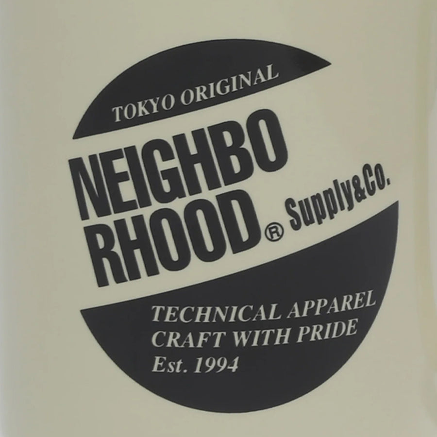 Neighborhood Logo Mug Cup Beige  251MYNH-AC09