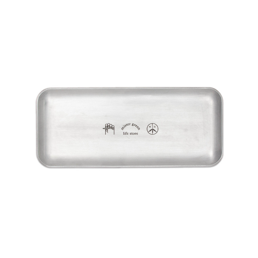 Mister Green Square Logo Rolling Tray Aluminum