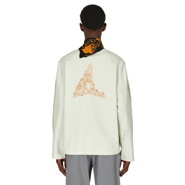 ROA Longsleeve Graphic T-Shirt Blanc de Blanc