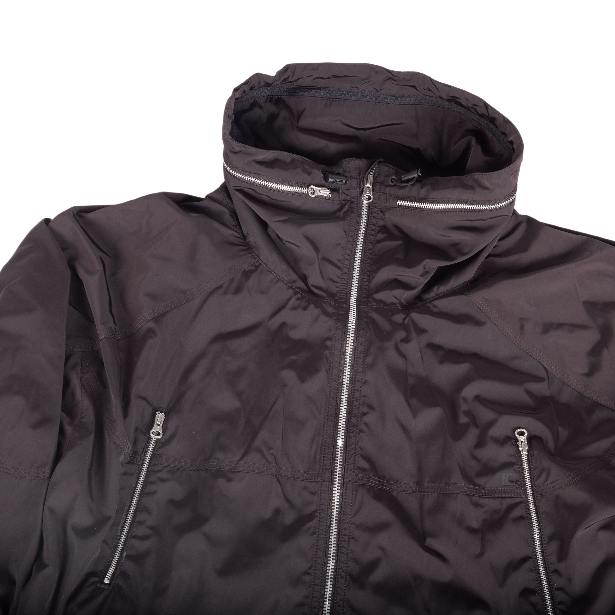 Low Classic Women's Drawstring Wind Jacket Dark Brown