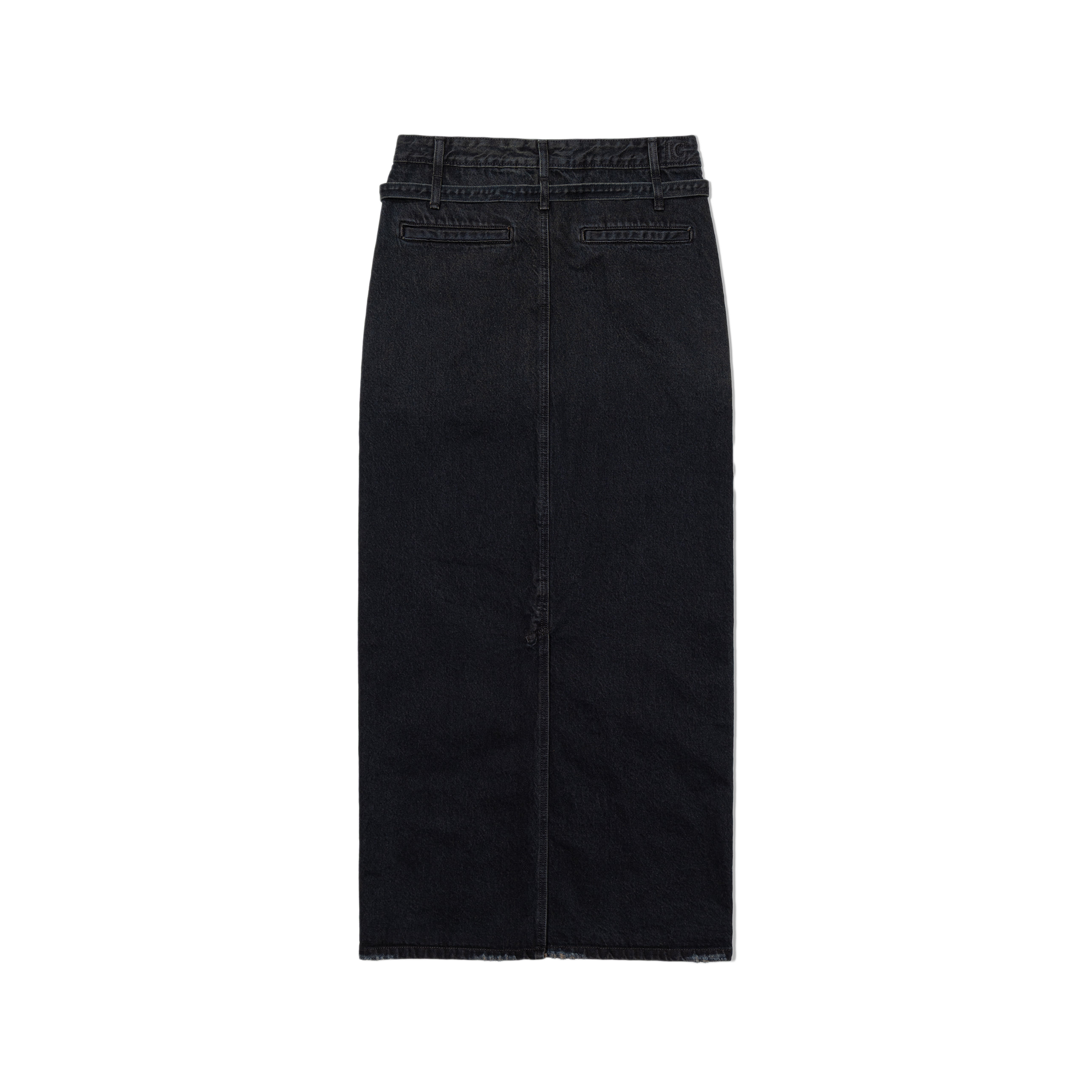 Low Classic x 17End Denim Maxi Skirt Mahogany Blue