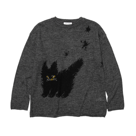 Low Classic x Uou Cute Dandelion Cat Knit Charcoal