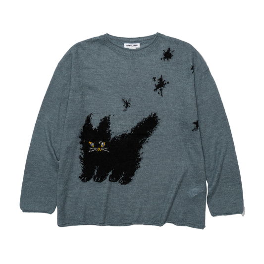 Low Classic x Uou Cute Dandelion Cat Knit Blue
