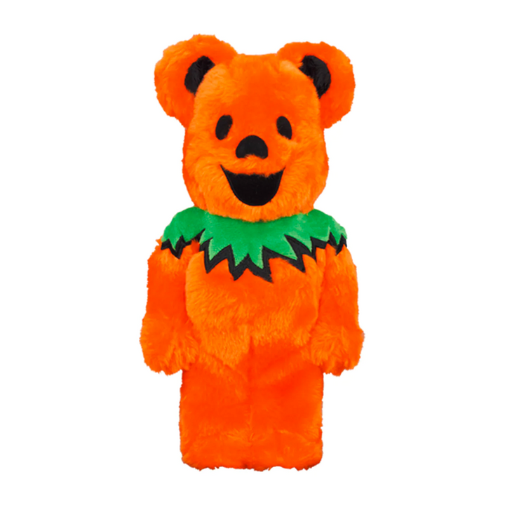 Medicom Toy Be@rBrick Grateful Dead Dancing Bear Orange Costume 400%