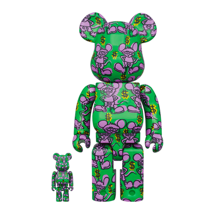 Medicom Toy Be@rbrick Keith Haring #11 400% & 100% Set