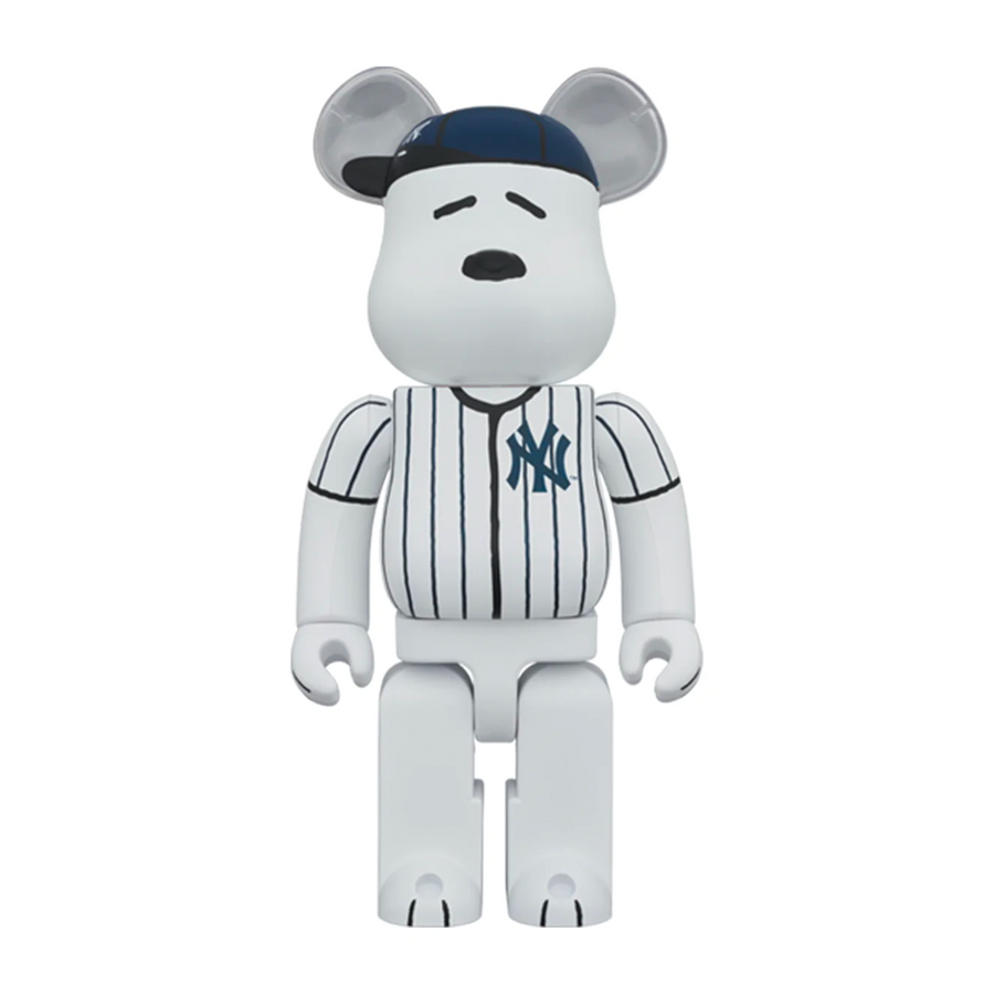 Medicom Toy Be@rBrick Snoopy NY Yankees 400% & 100% Set