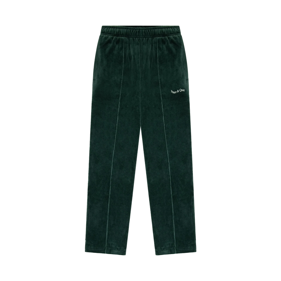 Museum Of Peace & Quiet Wordmark Velour Pants Pine