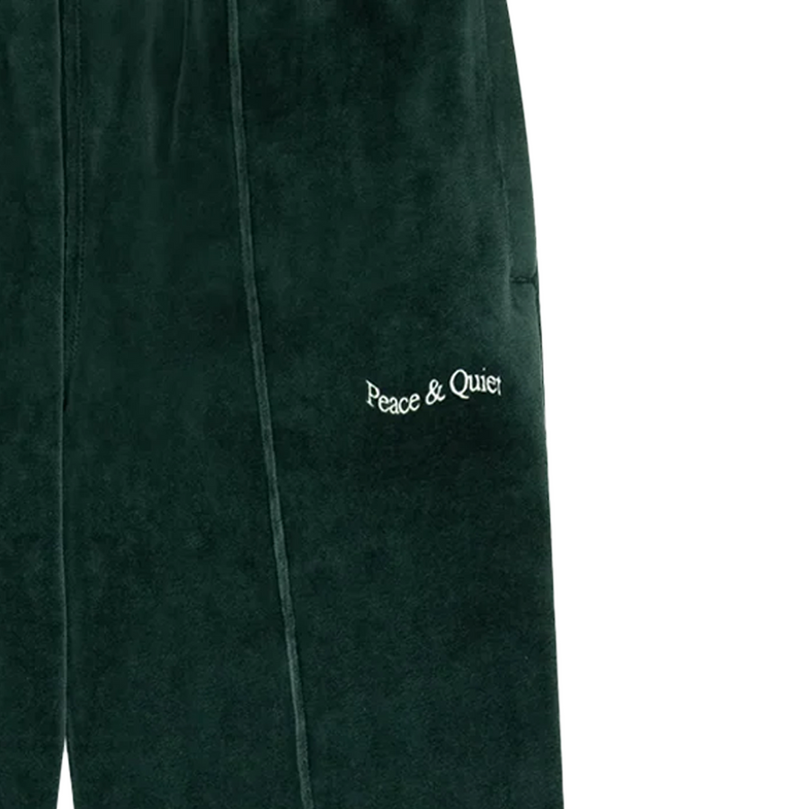 Museum Of Peace & Quiet Wordmark Velour Pants Pine