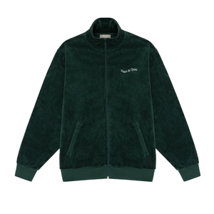 Museum Of Peace & Quiet Wordmark Velour Jacket Pine