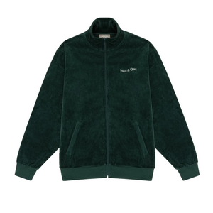 Museum Of Peace Quiet Wordmark Velour Jacket Pine – Laced