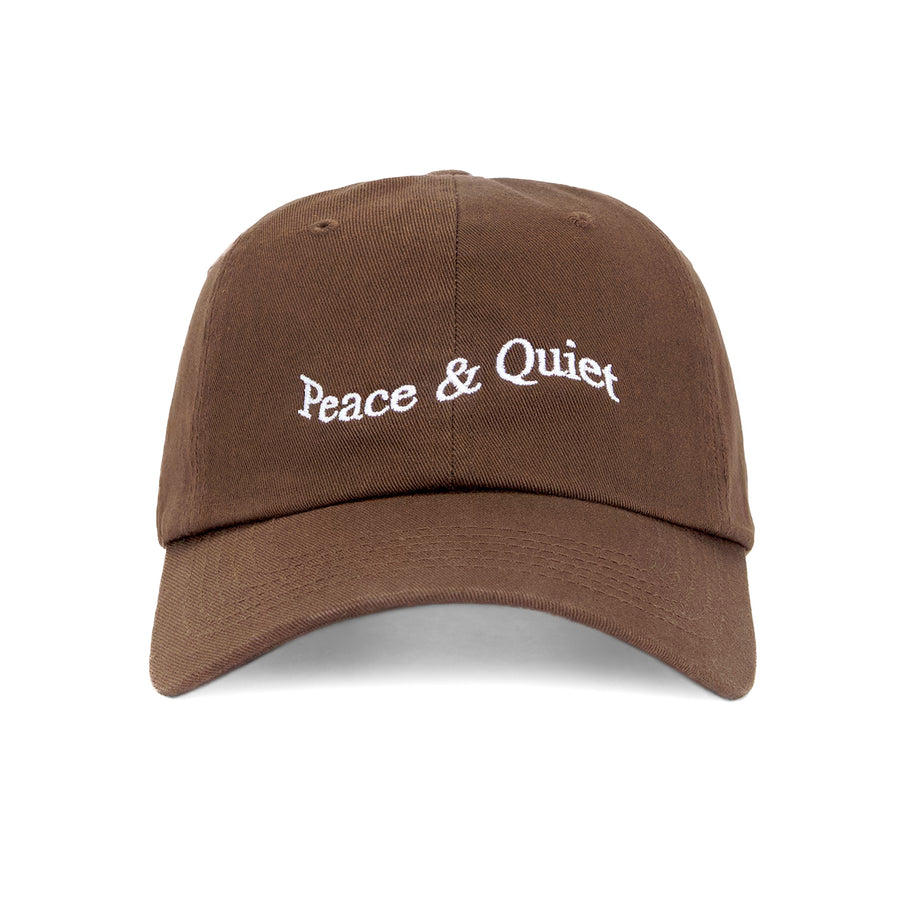 Museum Of Peace & Quiet Wordmark Dad Hat Brown