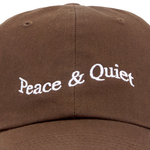 Museum Of Peace & Quiet Wordmark Dad Hat Brown