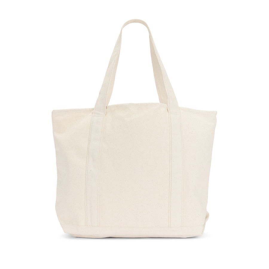 Museum Of Peace & Quiet Wordmark Boat Tote Bone