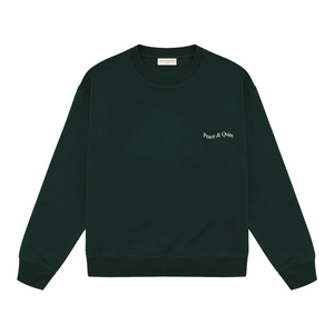 Museum Of Peace & Quiet Wordmark Crewneck Pine