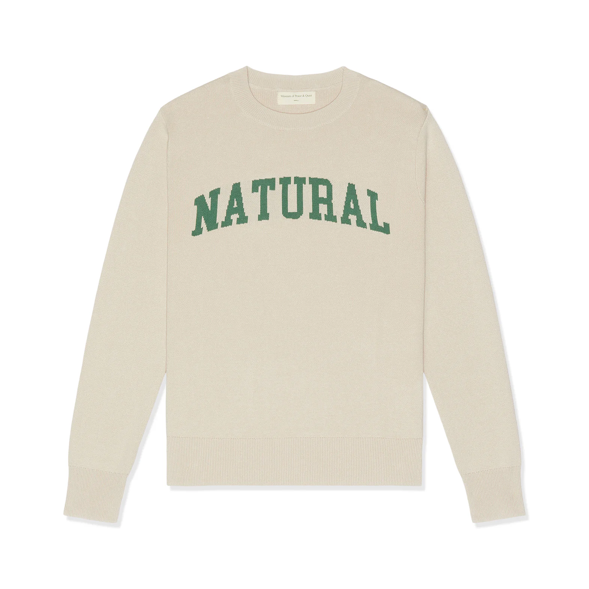 Museum Of Peace & Quiet Natural Jacquard Knit Sweater Bone