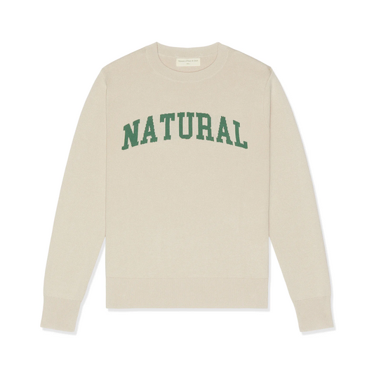 Museum Of Peace & Quiet Natural Jacquard Knit Sweater Bone